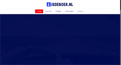 Desktop Screenshot of jsdeboer.nl